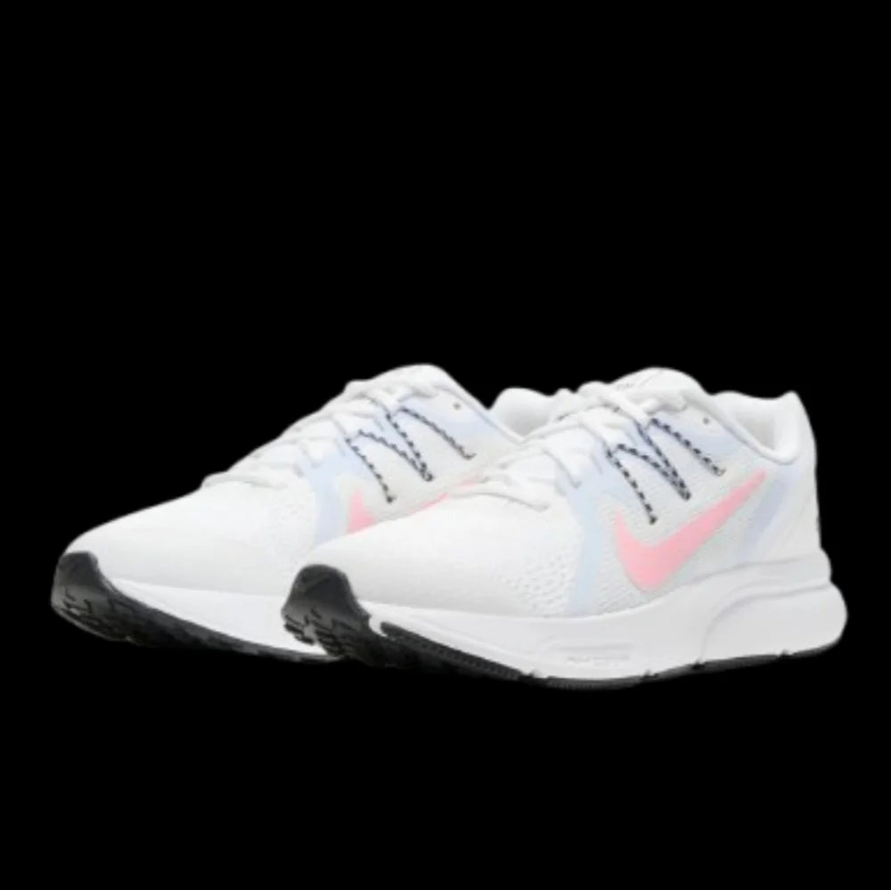 Nike Zoom Span 3 Running Womens Size 9 White Iris Blue Pink - Picture 1 of 6